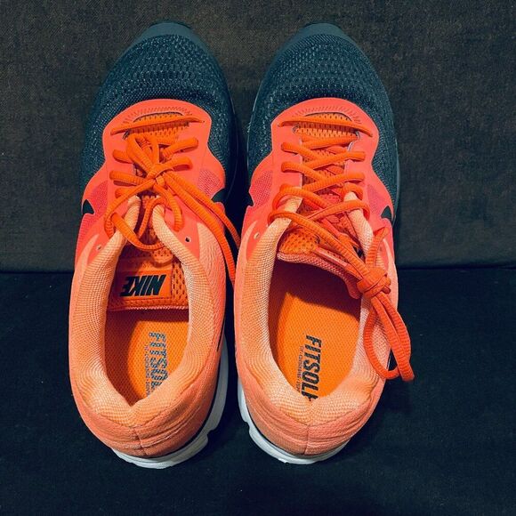 NIKE AIR PEGASUS+ 30 Mandarin Orange Charcoal Grey Salmon Mens 11 US 45 EUR main image 6